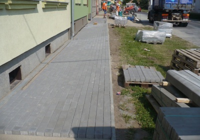 2.Charvátská Nová Ves - chodníky